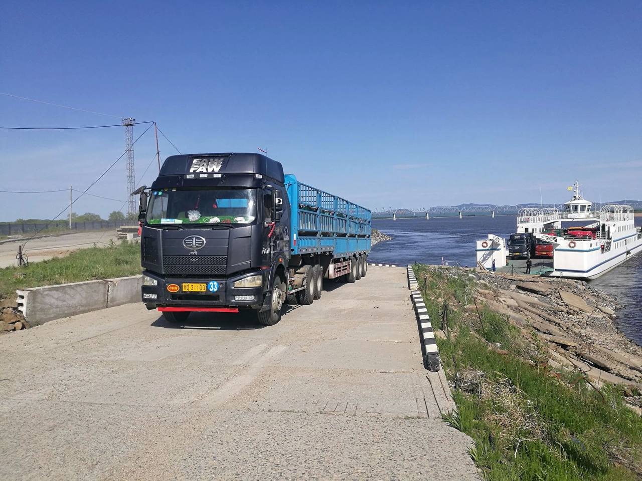 С 10 мая в пункте пропуска Нижнеленинское на границе с КНР возобновляется грузовое транспортное сообщение