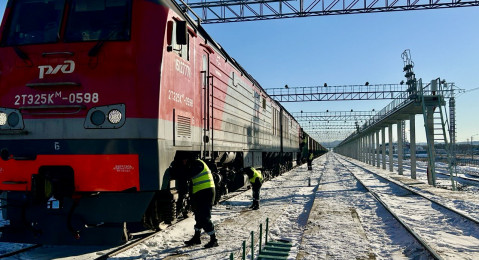 Более 2,6 млн тонн грузов оформили таможенники в ЖДПП Нижнеленинское за первый год работы